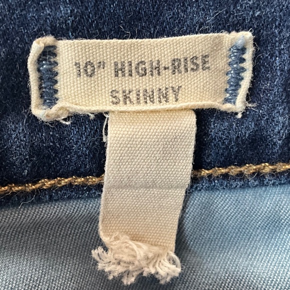 Madewell Women’s 31 10” High-Rise Skinny Jeans Distressed Minimalist Basic Blue - Picture 12 of 13